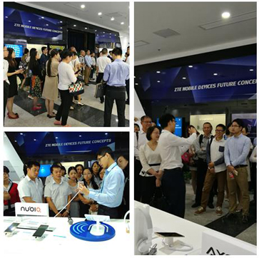 中兴通讯产品展示中心参观考察