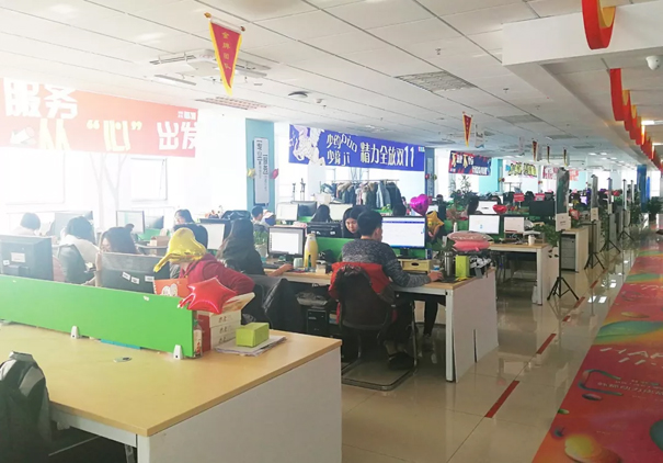 参访韩都衣舍办公区域
